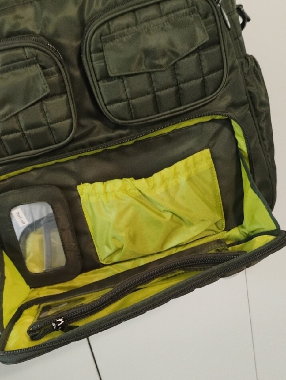 lug Olive Green Puddle Jumper Bag - Picture 5 of 11